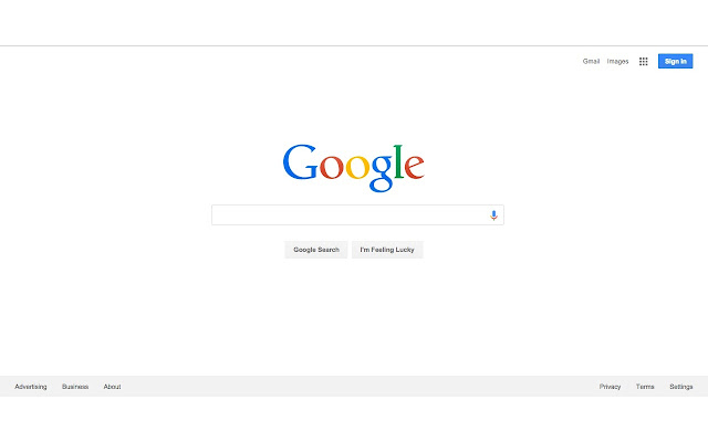 Restore the Google logo back to the year 2014