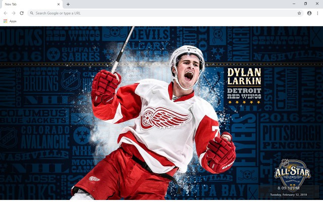 NHL Detroit Red Wings New Tab