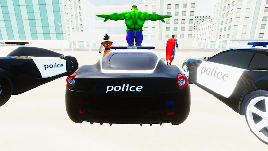 SuperHero Cop Car Stunt Screenshot