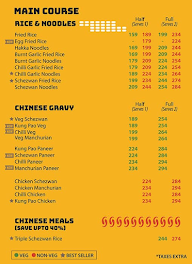 Chinese Wok menu 2