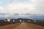 MeerKAT radio telescope in the Karoo.