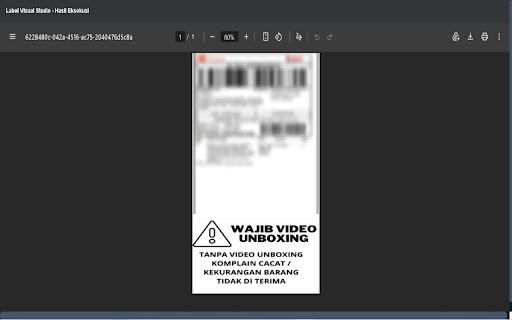 Label Visual Studio screenshot 3