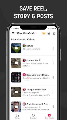 Screenshot Video Downloader - Reels Saver