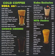 Cafe Creme menu 1