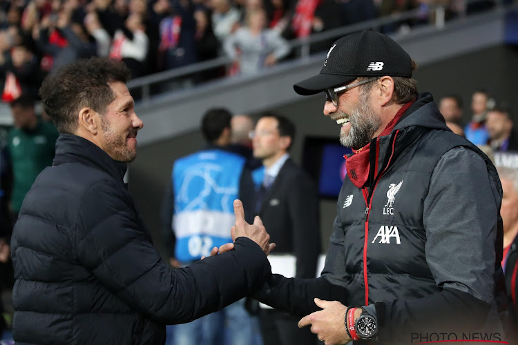 Klopp over relletje met Simeone: "Nu weet ik dat hij het niet wil doen na de wedstrijd, dus geen probleem"