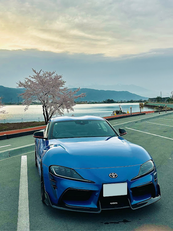 スープラのGRスープラ・ホライズンブルー・長野県・お蕎麦屋さん・ラリーに関するカスタム事例の投稿画像5枚目