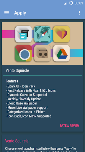 Vento Squircle - Icon Pack