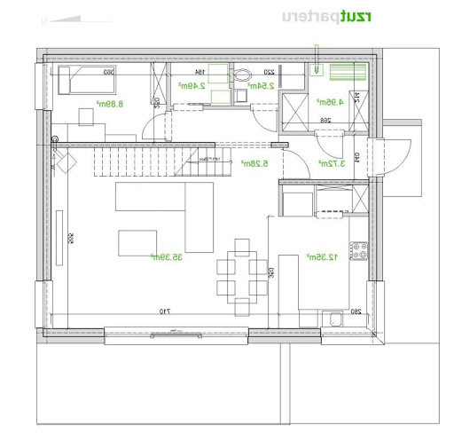 Ekotypowy 18 - Rzut parteru