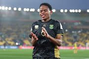 Hildah Magaia is substituted in Banyana Banyana's Women's World Cup group G match against Sweden at Wellington Regional Stadium in New Zealand on July 23 2023. 