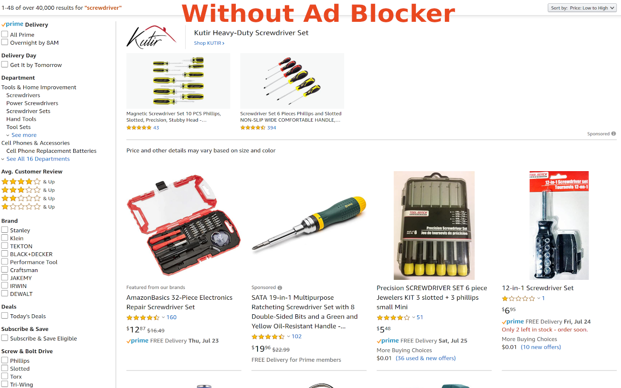 Amazon Ad Blocker Preview image 0