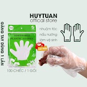 100 Chiếc Găng Tay Nilon Nhuộm Tóc, Nấu Nướng, Làm Vệ Sinh - Găng Tay Nilong Dùng 1 Lần Bibi90