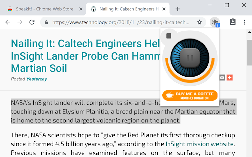 SpeakIt! - Text to speech for Chrome