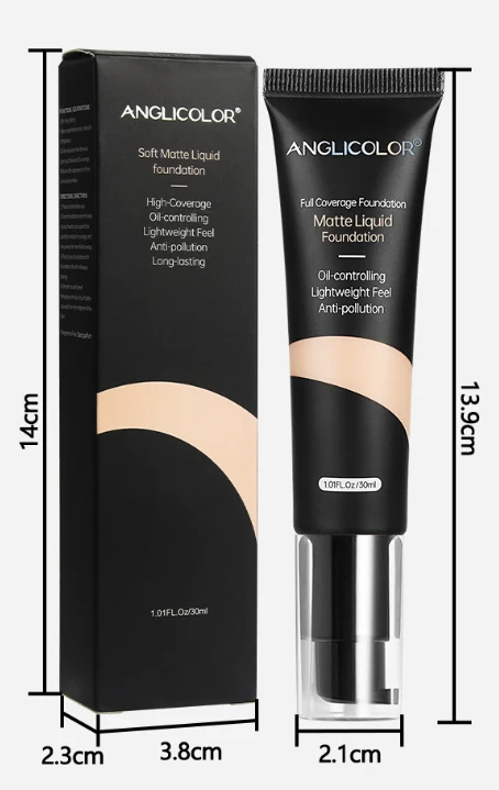 Title 1, Liquid Foundation Concealer Long Lasting Smear-...