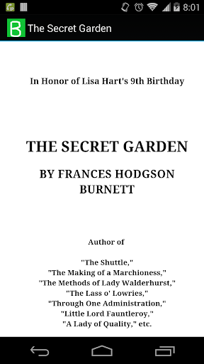 The Secret Garden