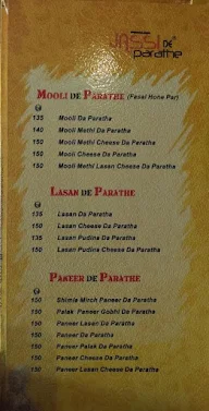 Jassi De Parathe menu 8