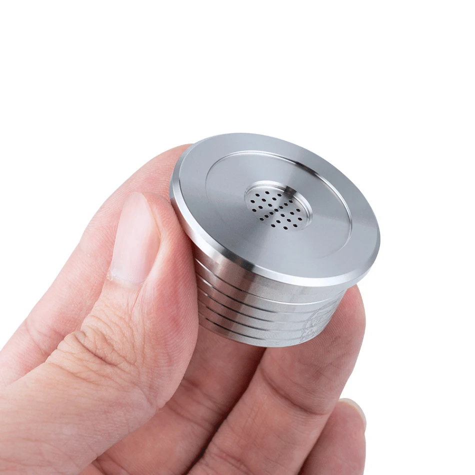 Stainless Steel Capsule Espresso Filter. Reusable, eco-friendly, and durable for perfect espresso every time. Enjoy your