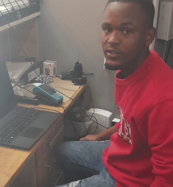 Sambulo Xulu runs a business that provides internet access to his village.