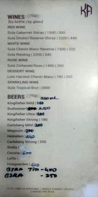 Ka Lounge menu 3