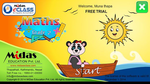 MiDas eCLASS Maths 2 Demo