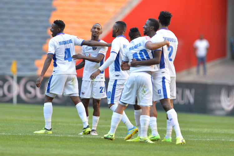 Chippa United players won their first match after eight attempts.