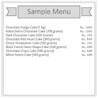 Online Cake menu 4