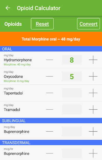 Opioid Calculator