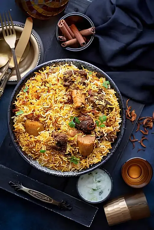 Mutton Gosht Hyderabadi Biryani