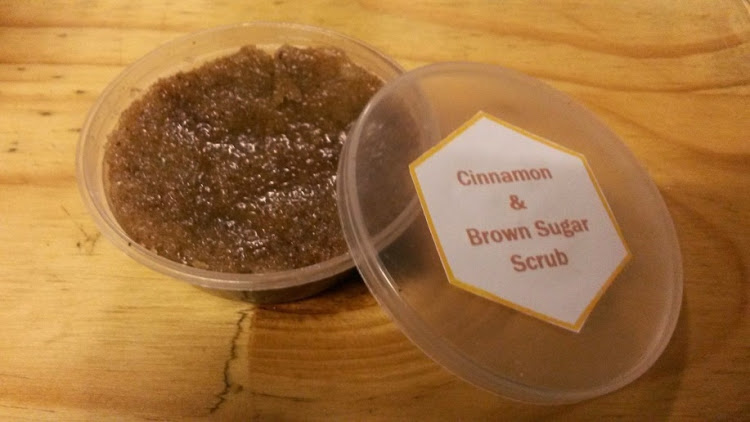 Homemade Cinnamon and brown sugar scrub