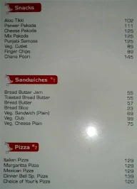 Dinner Bell menu 2