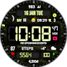 Digital Mod Black watchface icon