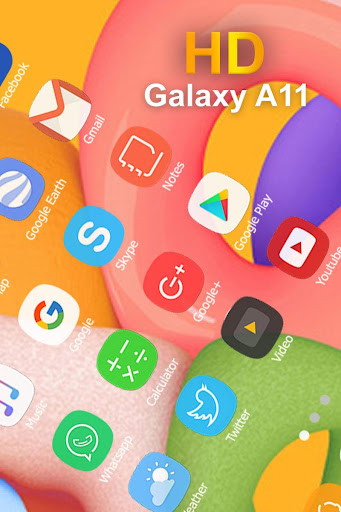launcher theme for Galaxy A11 wallpaper