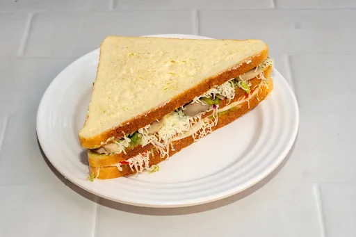 Veg Mushroom Cheese Grilled Sandwich