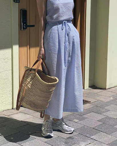 Title 18, Tied High Waist Skirt Two-piece Suit for an ele...