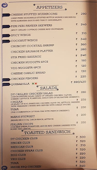 Downtown Cafe menu 1