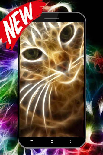 Neon Animals Wallpaper