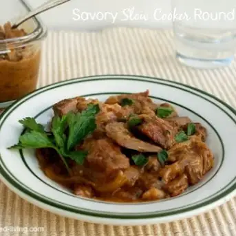 Easy Slow Cooker Round Steak Recipe - Slow Cooker Gourmet