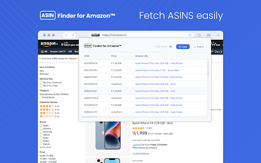 ASIN Finder for Amazon™