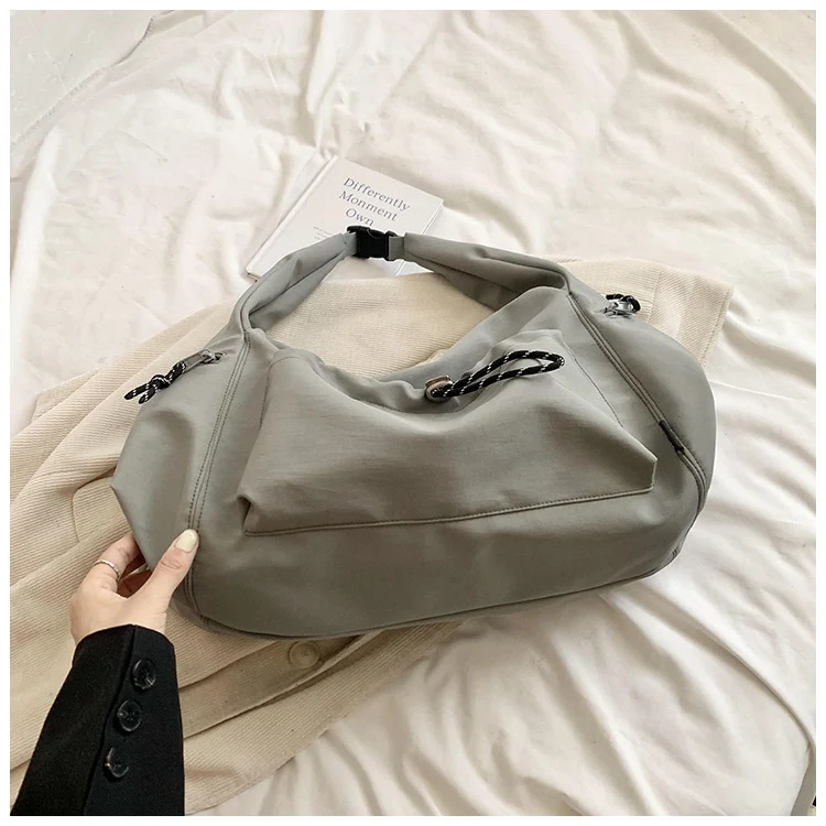 Effen kleur schoudertas met grote capaciteit, veelzijdig inzetbaar, ideaal voor dames, perfect voor mode en dagelijks gebruik.