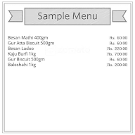 Om Sweet Corner menu 1