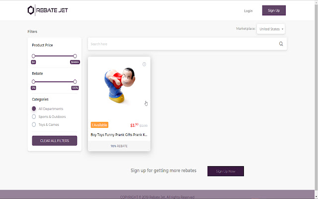 The Helper extension for Rebatejet.com