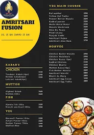 Amritsari Fusion menu 1