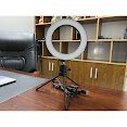 Bộ Đèn Tròn Led Livestream, Chụp Ảnh Kèm Giá Đỡ 3 Chân Kích Thước 17