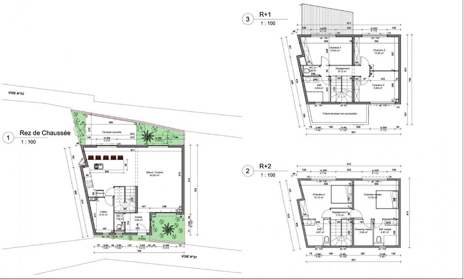 Vente terrain  93 m² à Saint-Martin (97150), 84 500 €