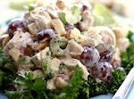 Chicken Salad with Grapes, Cashews, Apples and Fresh Dill was pinched from <a href="http://www.bettycrocker.com/recipes/chicken-salad-with-grapes-cashews-apples-and-fresh-dill/11c39df6-9443-4c29-b539-6d283d46d703" target="_blank">www.bettycrocker.com.</a>