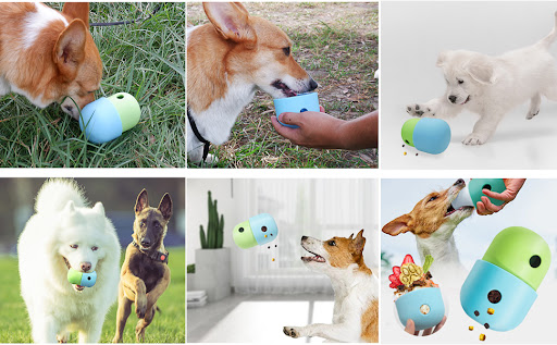 Title 1, Pet puzzle toy dog treat dispensing interactive...