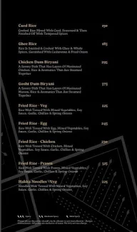 Geometry Gastropub menu 2