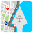 Navigation, GPS Route finder icon