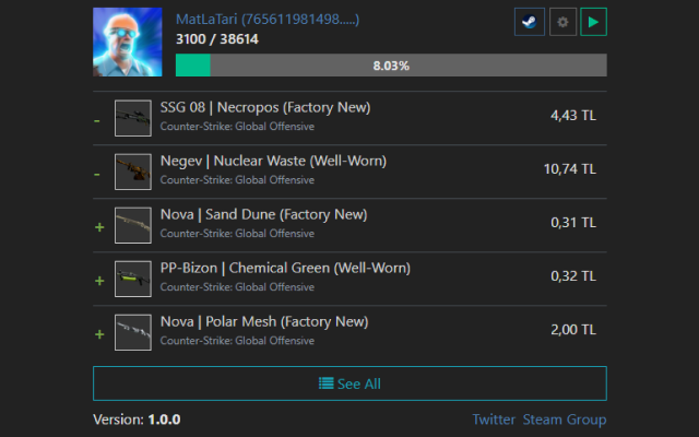 Steam Market History Helper Preview image 4