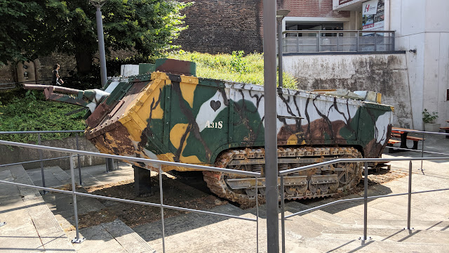 Saint-Chamond Tank at Museum of the Great War in Péronne, France in Amiens, France 