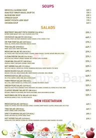 The Nature Bar menu 2